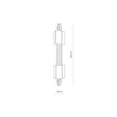 Разъем для светильника CTLS Flex BL 8677 Nowodvorski Lighting 5903139867795 цена и информация | Монтируемые светильники, светодиодные панели | pigu.lt