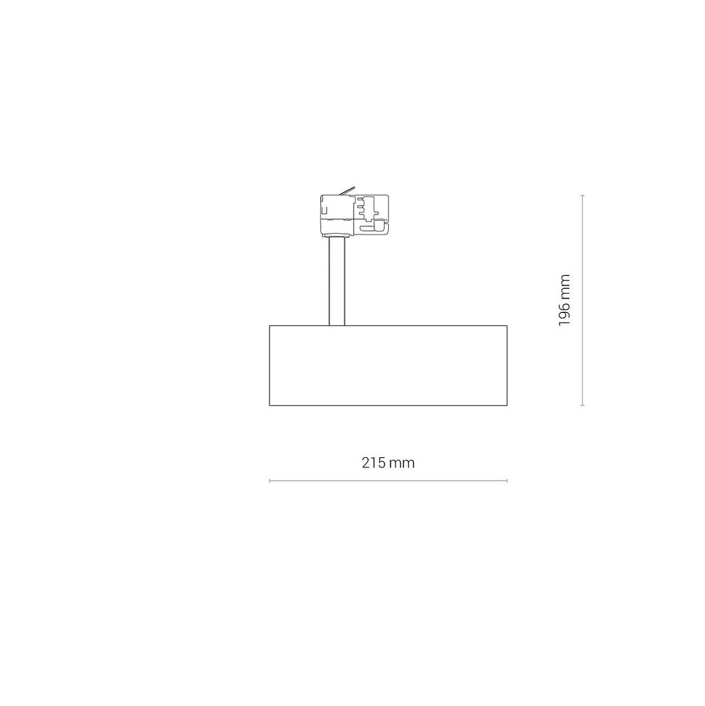 LED šviestuvas Nowodvorski CTLS Milo 25W 3000K 8762 цена и информация | Pakabinami šviestuvai | pigu.lt