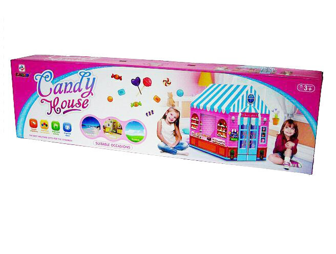 Palapinė - Candy House, 103x69x93 kaina ir informacija | Vaikų žaidimų nameliai | pigu.lt