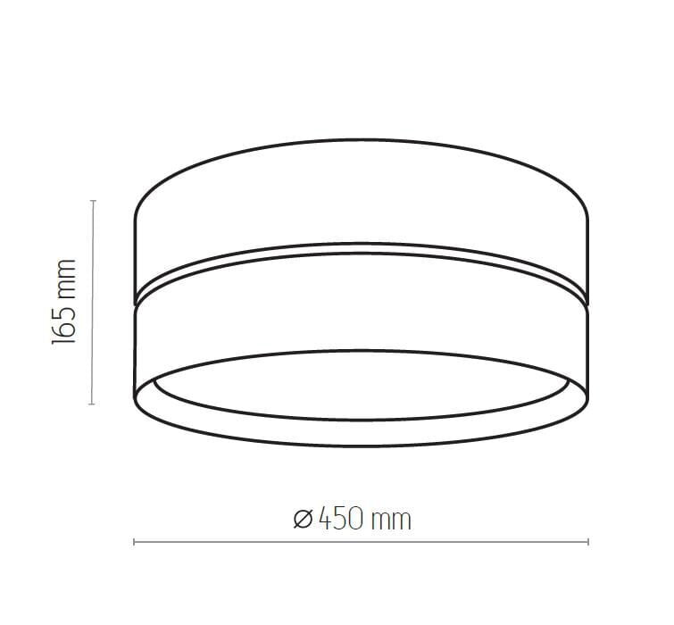 Lubinis šviestuvas TK Lighting Hilton 4180 цена и информация | Lubiniai šviestuvai | pigu.lt