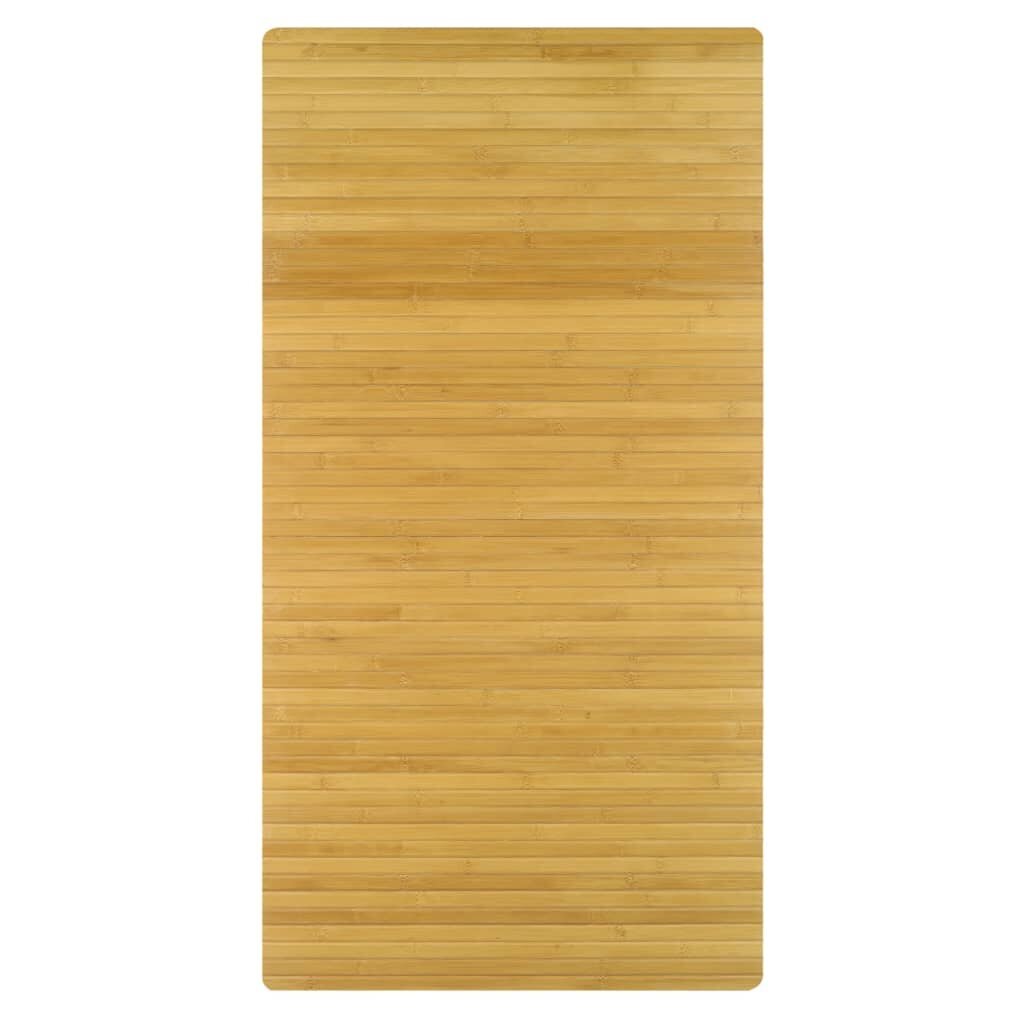 430277 Kleine Wolke vonios kilimėlis Bamboo 60x115 cm ruda kaina ir informacija | Vonios kambario aksesuarai | pigu.lt