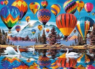Medinė dėlionė Trefl Spalvingi balionai, 1000 d. kaina ir informacija | Dėlionės (puzzle) | pigu.lt