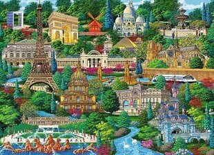 Medinė dėlionė Trefl Prancūzija, 1000 d. kaina ir informacija | Dėlionės (puzzle) | pigu.lt
