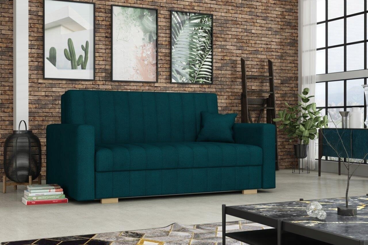 Sofa-lova Iva 3 Zanzibar, žalia kaina ir informacija | Sofos | pigu.lt