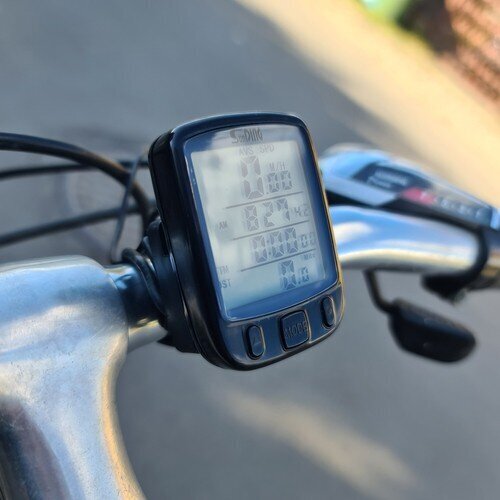 Daugiafunkcinis laidinis dviračio skaitiklis su apšvietimu LR18666 kaina ir informacija | Dviračių kompiuteriai, navigacija | pigu.lt