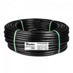 Lašelinio laistymo žarna Bradas WATER FLOW DRIP, 50 m (16 / 0,9mm/ 33cm/ 2,0l/h) цена и информация | Оборудование для полива | pigu.lt