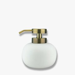Дозатор для жидкого мыла Lotus White Low цена и информация | Аксессуары для ванной комнаты | pigu.lt