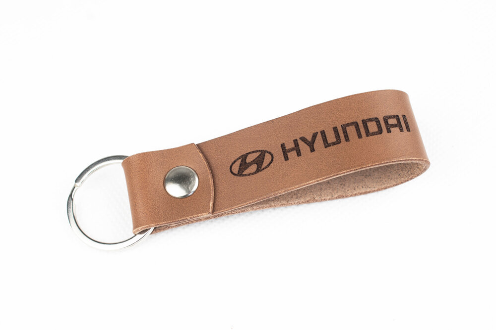 Odinis raktų pakabukas Hyundai, šviesiai ruda цена и информация | Raktų pakabukai | pigu.lt