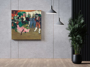 Reprodukcija Marcelle Lender Dancing the Bolero (Henri Toulouse-Lautrec) 60x60 cm kaina ir informacija | Reprodukcijos, paveikslai | pigu.lt