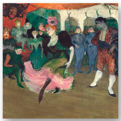 Reprodukcija Marcelle Lender Dancing the Bolero (Henri Toulouse-Lautrec) 60x60 cm kaina ir informacija | Reprodukcijos, paveikslai | pigu.lt