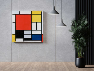 Reprodukcija Composition with Red, Yellow, Blue, and Black (Piet Mondrian) 40x40 cm kaina ir informacija | Reprodukcijos, paveikslai | pigu.lt