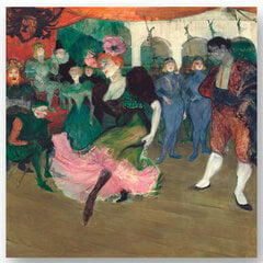 Reprodukcija Marcelle Lender Dancing the Bolero (Henri Toulouse-Lautrec) 40x40 cm kaina ir informacija | Reprodukcijos, paveikslai | pigu.lt