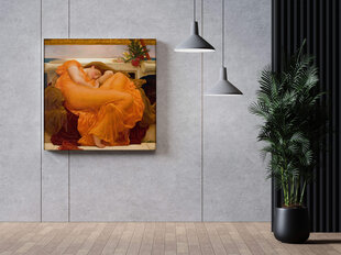 Reprodukcija Flaming June (Frederic Leighton) 40x40 cm kaina ir informacija | Reprodukcijos, paveikslai | pigu.lt