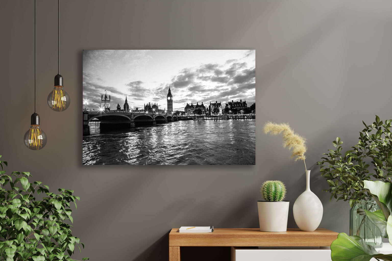 Paveikslas Nespalvotas Londonas, 100x70 cm цена и информация | Reprodukcijos, paveikslai | pigu.lt