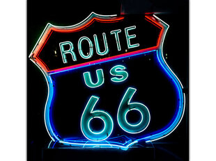 Paveikslas Route 66, 100x70 cm kaina ir informacija | Reprodukcijos, paveikslai | pigu.lt