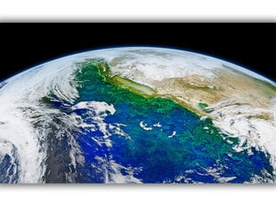 Картина Планета Земля, 100x70 см цена и информация | Репродукции, картины | pigu.lt