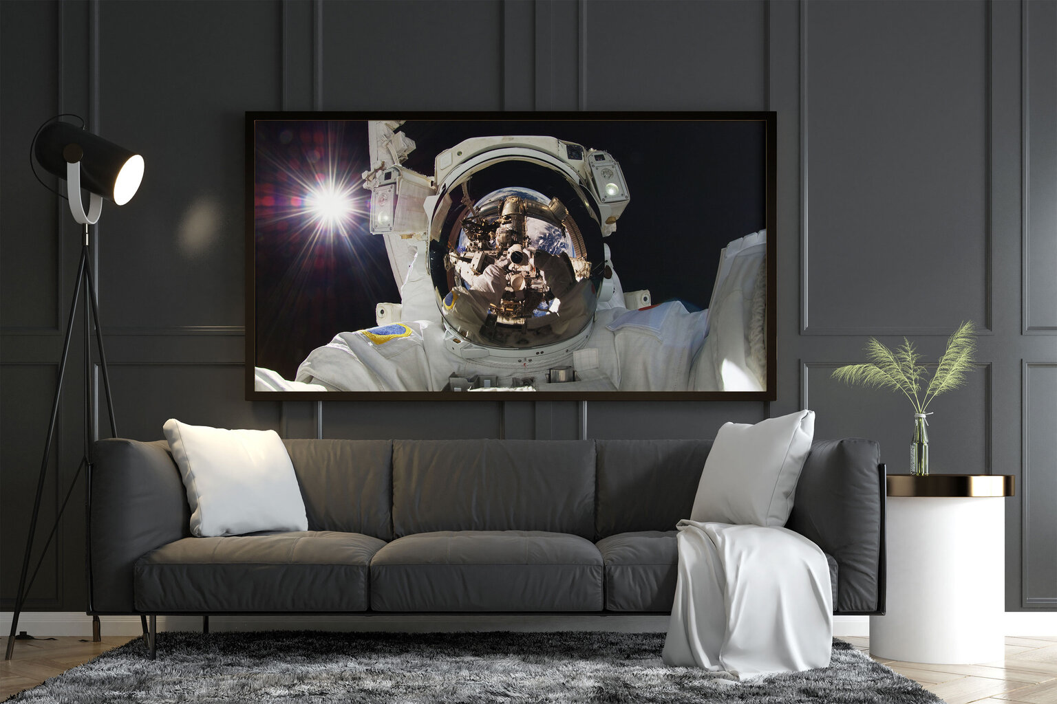 Paveikslas Astronautas, 100x70 cm kaina ir informacija | Reprodukcijos, paveikslai | pigu.lt