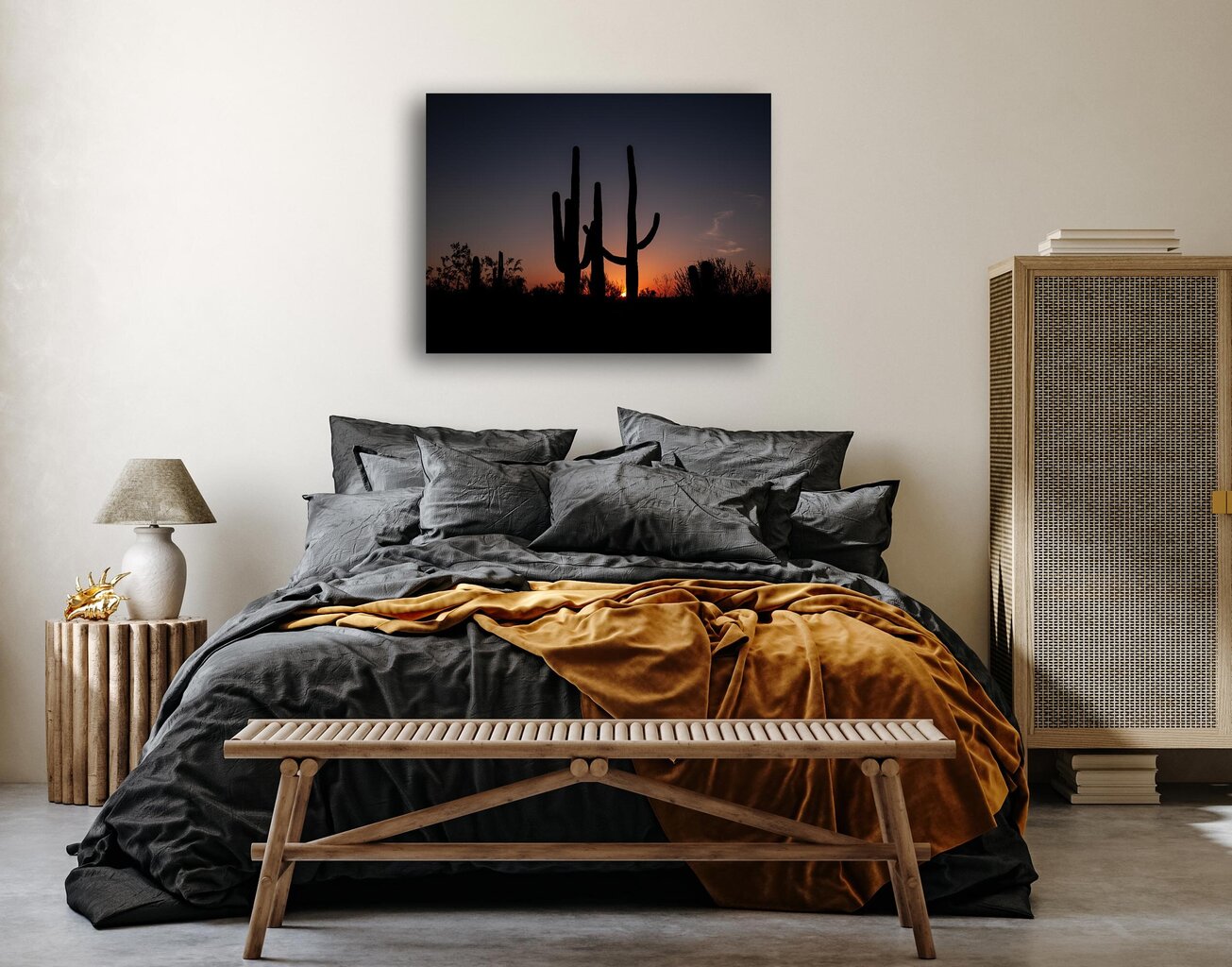 Paveikslas Kaktusai, 100x70 cm kaina ir informacija | Reprodukcijos, paveikslai | pigu.lt