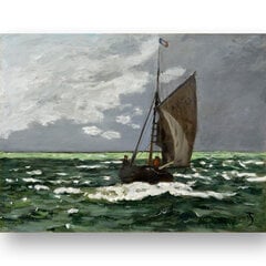 Reprodukcija Seascape, Storm (Claude Monet), 100x70 cm kaina ir informacija | Reprodukcijos, paveikslai | pigu.lt