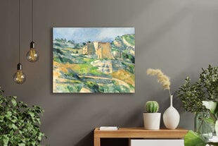 Reprodukcija Houses in Provence The Riaux Valley near L'Estaque (Paul Cézanne), 100x70 cm kaina ir informacija | Reprodukcijos, paveikslai | pigu.lt
