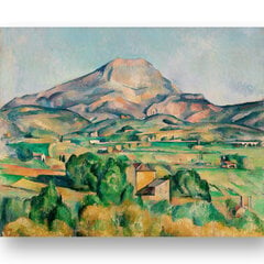 Reprodukcija Mont Sainte-Victoire (Paul Cézanne), 100x70 cm kaina ir informacija | Reprodukcijos, paveikslai | pigu.lt