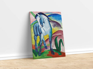 Reprodukcija Blue Horse I (Franz Marc), 100x70 cm kaina ir informacija | Reprodukcijos, paveikslai | pigu.lt