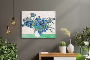 Reprodukcija Irises (Vincent van Gogh), 100x70 cm kaina ir informacija | Reprodukcijos, paveikslai | pigu.lt
