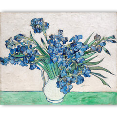 Reprodukcija Irises (Vincent van Gogh), 100x70 cm kaina ir informacija | Reprodukcijos, paveikslai | pigu.lt