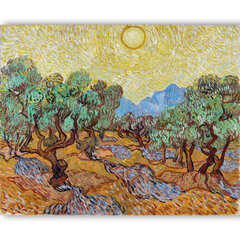 Reprodukcija Olive Trees (Vincent van Gogh), 100x70 cm kaina ir informacija | Reprodukcijos, paveikslai | pigu.lt