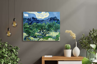 Репродукция Оливковые деревья на фоне Альпий (Винсент Ван Гог), 100x70 см цена и информация | Репродукции, картины | pigu.lt