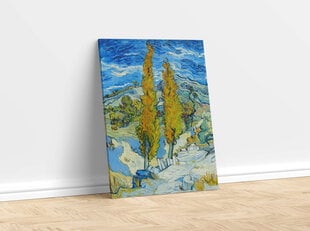 Reprodukcija The Poplars at Saint-Rémy (Vincent van Gogh), 100x70 cm kaina ir informacija | Reprodukcijos, paveikslai | pigu.lt