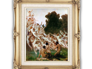 Reprodukcija The Oreads (William-Adolphe Bouguereau), 100x70 cm kaina ir informacija | Reprodukcijos, paveikslai | pigu.lt