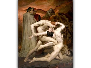 Reprodukcija Dante and Virgile (William-Adolphe Bouguereau), 100x70 cm kaina ir informacija | Reprodukcijos, paveikslai | pigu.lt