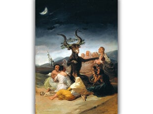 Reprodukcija Witche's Sabbath (Francisco Goya), 100x70 cm kaina ir informacija | Reprodukcijos, paveikslai | pigu.lt