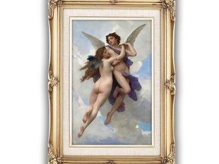 Reprodukcija Cupid and Psyche (William-Adolphe Bouguereau), 100x70 cm kaina ir informacija | Reprodukcijos, paveikslai | pigu.lt