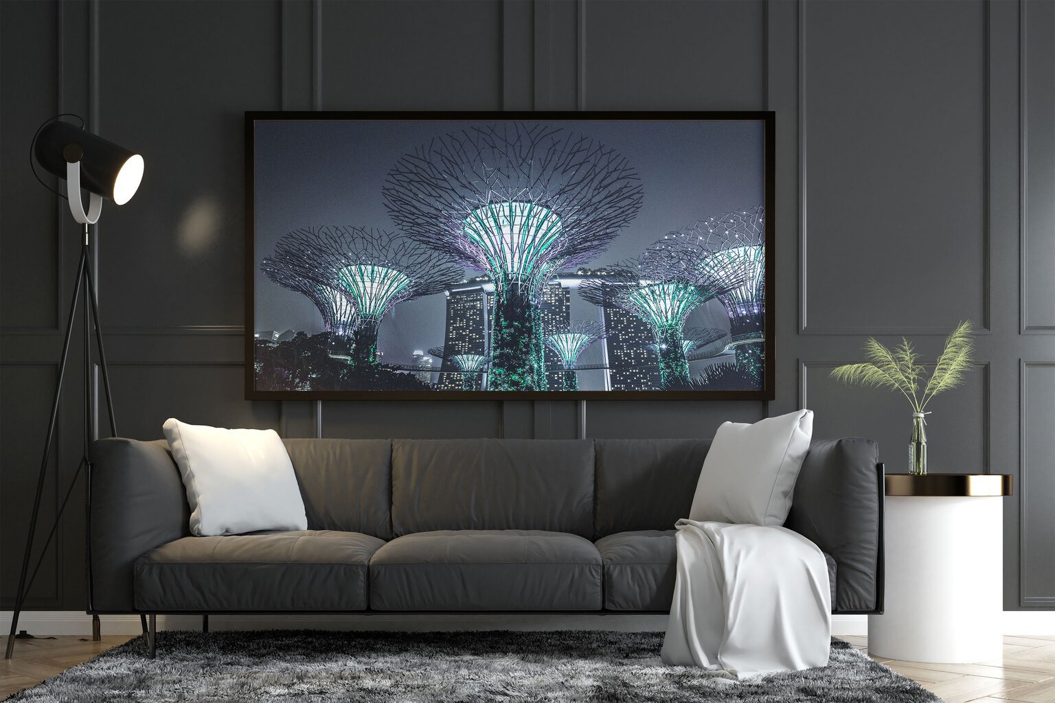 Paveikslas Singapūras, 60x80 cm kaina ir informacija | Reprodukcijos, paveikslai | pigu.lt