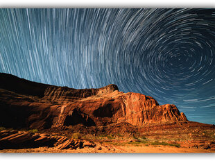 Paveikslas Žvaigždėta naktis dykumoje, 60x80 cm kaina ir informacija | Reprodukcijos, paveikslai | pigu.lt