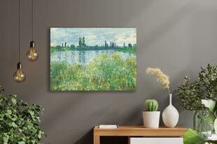Reprodukcija Banks of the Seine (Claude Monet), 60x80 cm kaina ir informacija | Reprodukcijos, paveikslai | pigu.lt