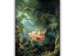 Reprodukcija The Swing (Jean-Honoré Fragonard), 60x80 cm kaina ir informacija | Reprodukcijos, paveikslai | pigu.lt