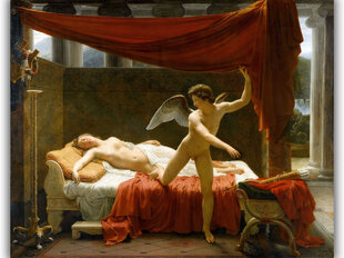 Reprodukcija Cupid and Psyche (Francois Edouard Picot), 60x80 cm kaina ir informacija | Reprodukcijos, paveikslai | pigu.lt