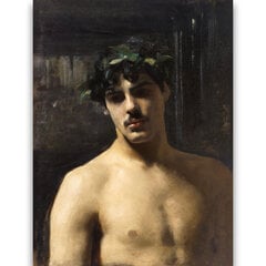 Reprodukcija Man wearing laurels (John Singer Sargent), 60x80 cm kaina ir informacija | Reprodukcijos, paveikslai | pigu.lt