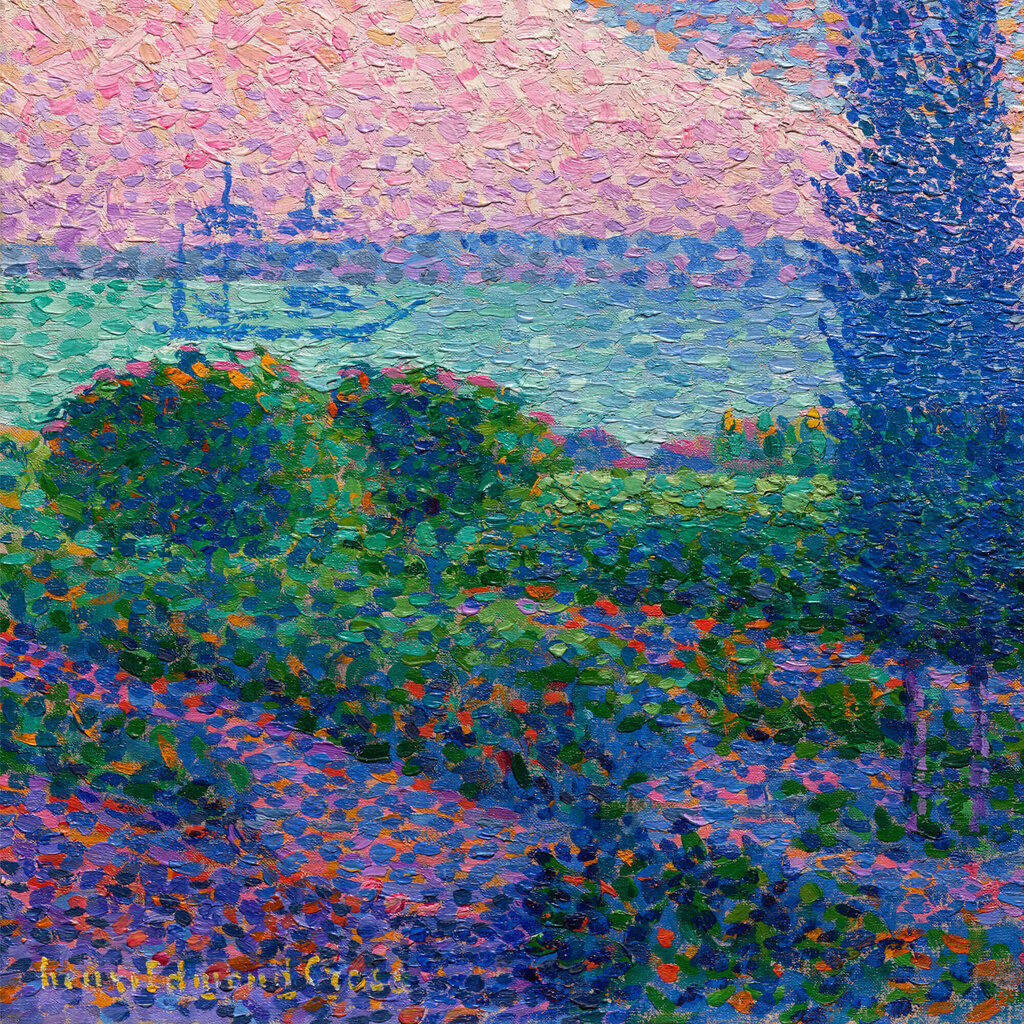 Reprodukcija The pink cloud (Henri-Edmond Cross), 60x80 cm kaina ir informacija | Reprodukcijos, paveikslai | pigu.lt