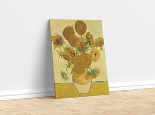 Reprodukcija Sunflowers (Vincent van Gogh), 60x80 cm kaina ir informacija | Reprodukcijos, paveikslai | pigu.lt