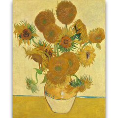 Reprodukcija Sunflowers (Vincent van Gogh), 60x80 cm kaina ir informacija | Reprodukcijos, paveikslai | pigu.lt