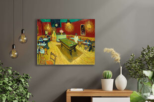 Репродукция Ночное кафе (Винсент Ван Гог), 60 x 80 см цена и информация | Репродукции, картины | pigu.lt
