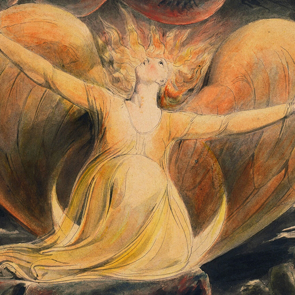 Reprodukcija The Great Red Dragon and the Woman Clothed in the Sun (William Blake), 60x80 cm цена и информация | Reprodukcijos, paveikslai | pigu.lt