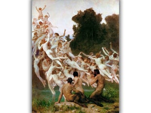 Reprodukcija The Oreads (William-Adolphe Bouguereau), 60x80 cm kaina ir informacija | Reprodukcijos, paveikslai | pigu.lt