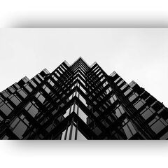Картина Черно-белая архитектура, 40x60 см цена и информация | Репродукции, картины | pigu.lt