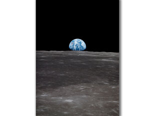 Paveikslas Žemė iš Mėnulio, 40x60 cm kaina ir informacija | Reprodukcijos, paveikslai | pigu.lt