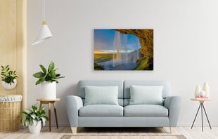 Картина Золотой водопад, 40x60 см цена и информация | Репродукции, картины | pigu.lt